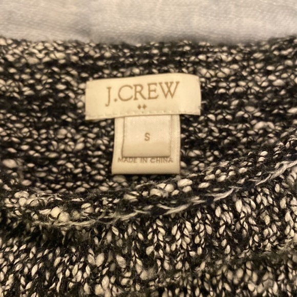 Black and white J Crew sweater size small - Picture 2 of 6